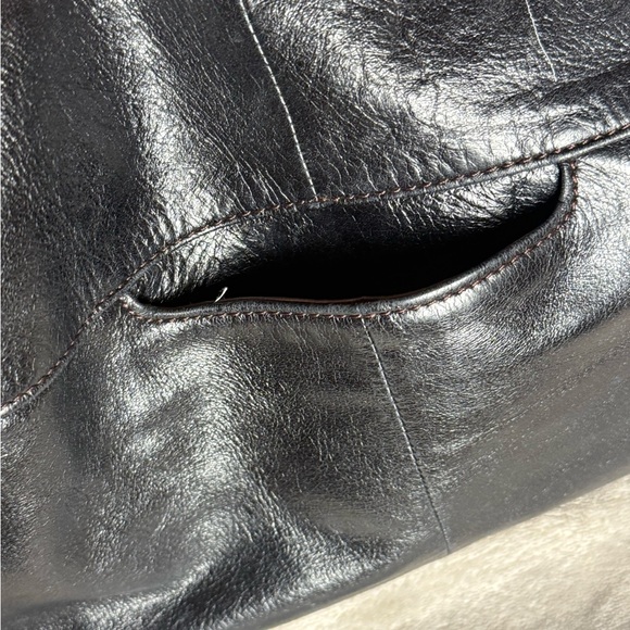 Hobo Marley Black Leather Shoulder Bag Adjustable Strap - Picture 5 of 16